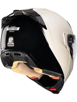 Kask modułowy Icon Threshold™ Steady State biało-czarny