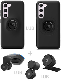 Zestaw do samochodu: etui na telefon Samsung Galaxy S23 oraz mocowanie Quad Lock