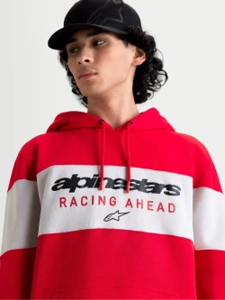 Bluza z kapturem Alpinestars Cubic czerwona