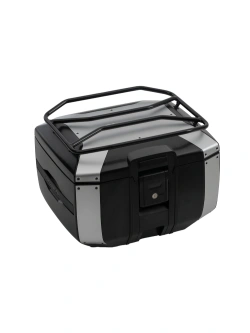 Kufer centralny plastikowy Hepco&Becker Xcore montowany na stelażu Smartrack czarno-srebrny (pojemność: 40 l)