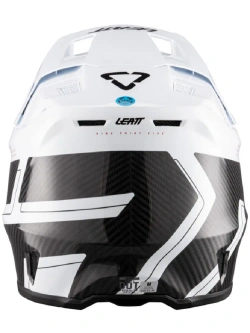 Kask enduro Leatt Moto 9.5 Carbon biało-czarny
