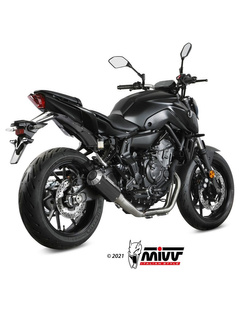 Pełny układ wydechowy (MK3) MIVV do Yamaha MT-07 / FZ-07 (14-) carbon