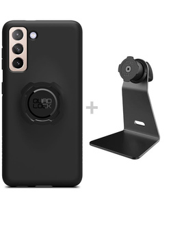 Zestaw na biurko: etui na telefon Samsung Galaxy S21 oraz uchwyt Quad Lock