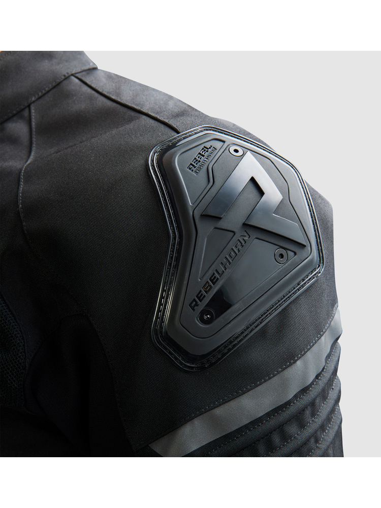 Kurtka motocyklowa tekstylna Rebelhorn Vandal Mesh czarna