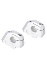 Zestaw podwyższający kierownicę Ø22 SW-MOTECH [25 mm] srebrny