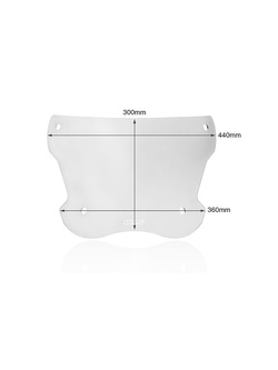 Szyba motocyklowa WRS Sport Honda SH 125/ 150 (20-24), SH 350 (21-24) mocno przyciemniana