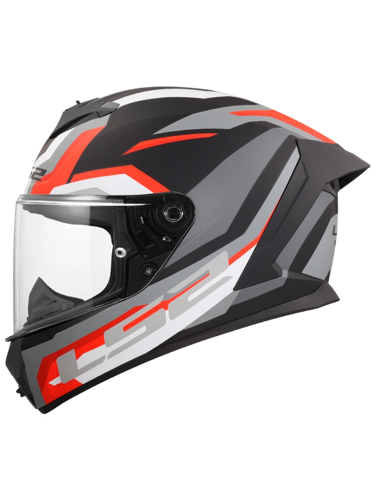 Kask integralny LS2 FF820 Rapid III Hyper czarno-czerwony