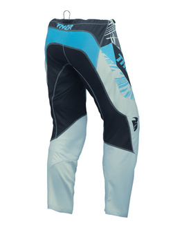 Spodnie cross damskie Thor Sector Split niebiesko-czarne