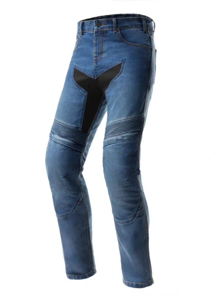 Jeansy motocyklowe Rebelhorn Eagle 4 Slim Fit niebieskie