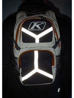 Plecak motocyklowy Klim Arsenal 15 brązowo-pomarańczowy