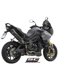 Tłumik owalny (Wysoka pozycja) SC-Project do Triumph TIGER 1050 [07-12]