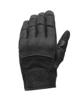 Rękawice motocyklowe damskie skórzane Broger California czarne 