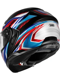 Kask szczękowy Shoei Neotec 3 Voryx TC-10 czarno-niebiesko-czerwony