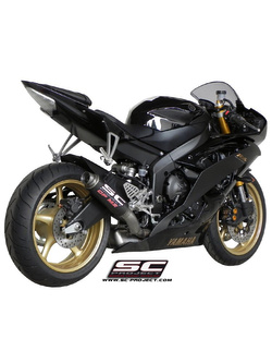 Tłumik SC-Project GP-M2 Carbon (Slip on, Wysoka pozycja) - Yamaha YZF R6 [06-16]