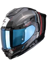 Kask integralny Scorpion EXO-1500 CARBON AIR Zity czarno-czerwono-niebieski