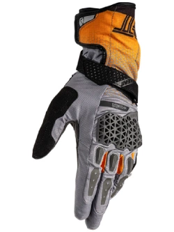 Rękawice motocyklowe Leatt Hydradri 5.5 czarno-szaro-pomarańczowe