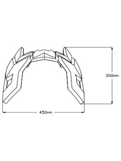 Spoiler silnika PUIG KTM 1290 Superduke R (20-24)/ 1390 Super Duke R/ Evo (24-) czarny