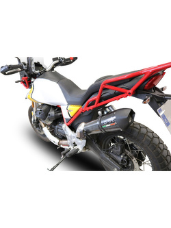Tłumik G.P.R GP Evo4 Poppy [Slip-On, Stainless Steel] - Moto Guzzi V85 TT [19-20] e4