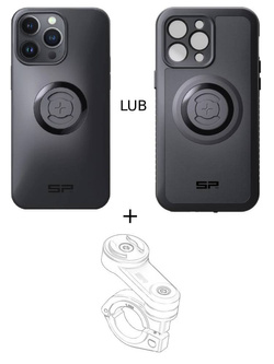 Zestaw na motocykl: etui na telefon iPhone 14 Pro Max + mocowanie SP Connect