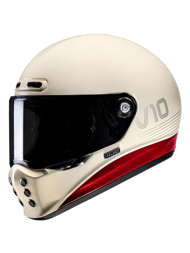 Kask integralny HJC V10 Tami biało-czerwony