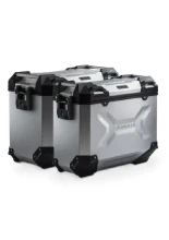 Zestaw: kufry boczne + stelaże Pro TRAX ADV SW-Motech Ducati DesertX 937 (26-) srebrne [poj.: 45 + 37l]