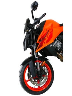 Szyba motocyklowa sportowa MRA "NSPM" KTM Duke 990 (24-) czarna 