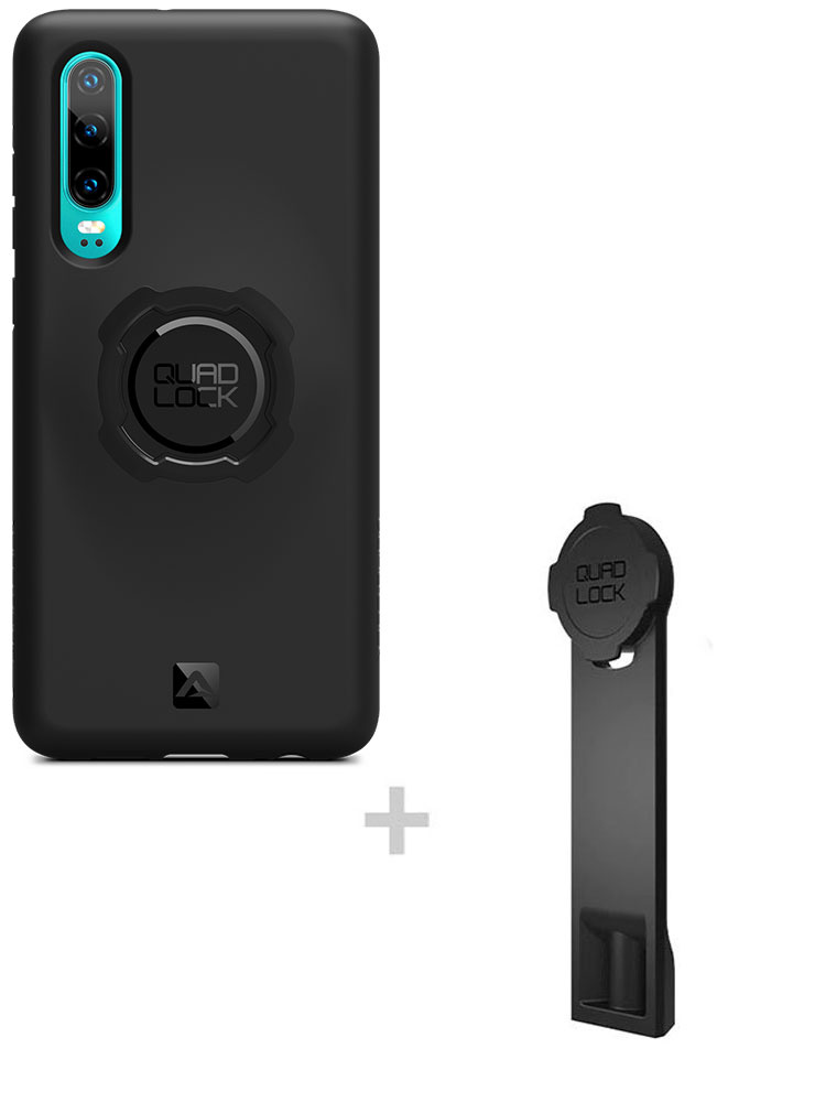 Zestaw: etui na telefon Huawei P30 + adapter do statywu Quad Lock