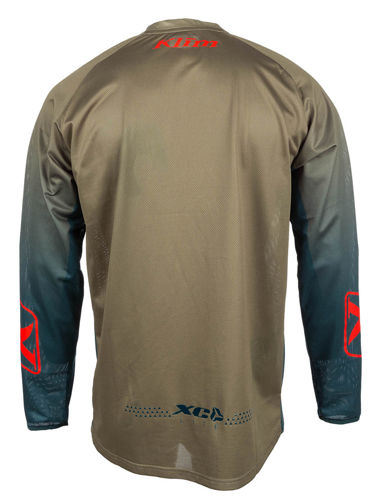 Bluza enduro Klim XC Lite zielono-niebieska
