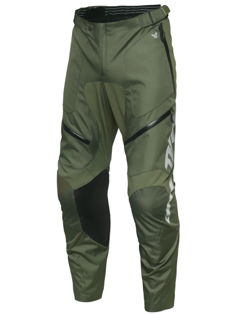 Spodnie cross Thor Terrain In-the-Boot zielono-szare