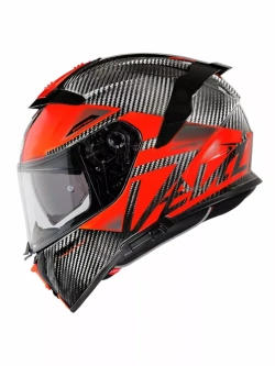 Kask integralny Premier Devil Carbon MN 2 czarno-czerwony