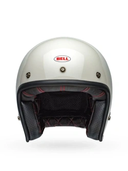 Kask otwarty Bell Custom 500 Solid Vintage biały