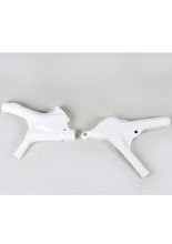 Osłony boczne UFO białe do Honda CR 125 (91-92), CR 250 (90-91), CR 500 (91-94)