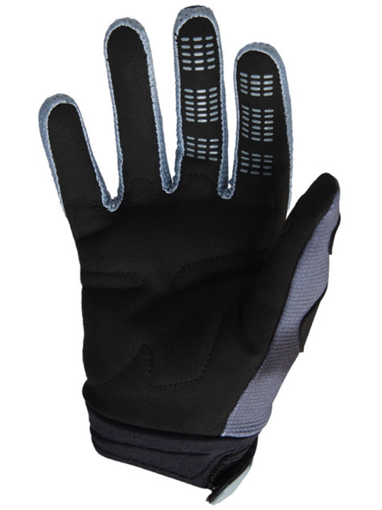 Rękawice cross dziecięce Fox 180 Taunt czarno-niebieskie