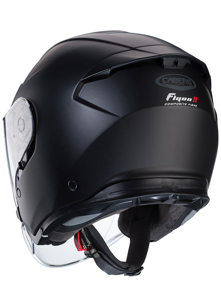 Kask otwarty Caberg Flyon II czarny matowy