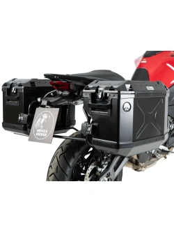 Zestaw: kufry boczne + stelaże Hepco&Becker Xplorer Cutout Ducati Multistrada V2/S (25-) czarne