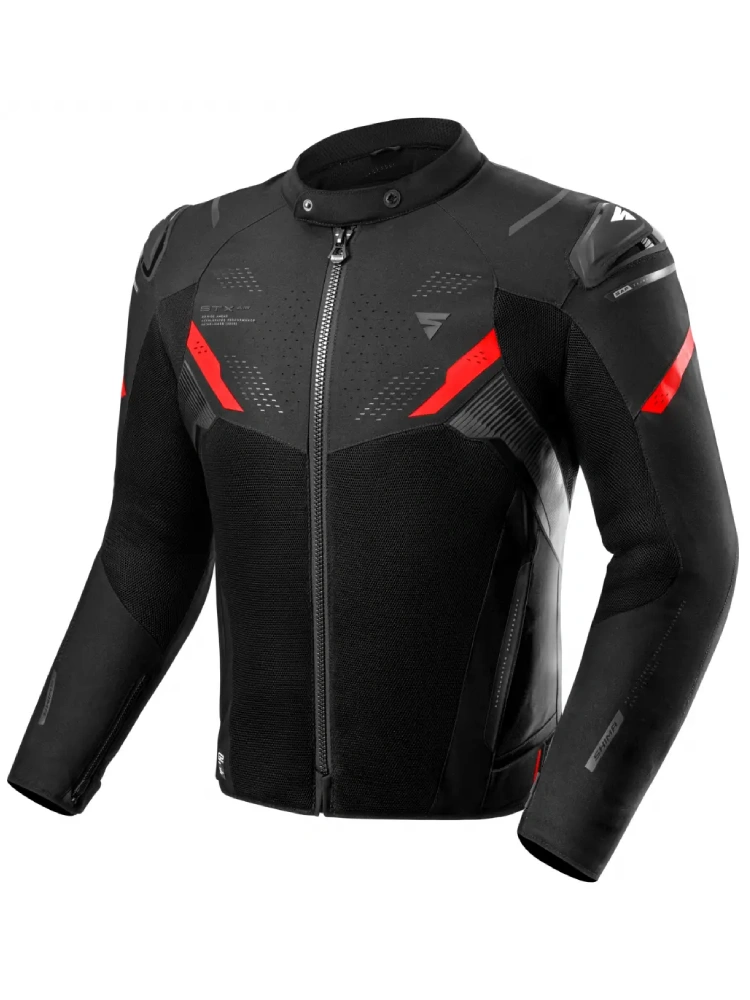 Kurtka motocyklowa tekstylna Shima STX Air G2 czarno-czerwona