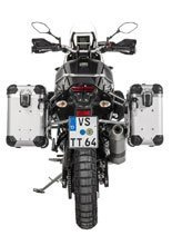Zestaw: kufry boczne z anodowanego aluminium srebrne "And-S" Zega Evo + stelaże srebrne Touratech Yamaha Tenere 700 / World Raid (31+38L)