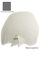 Szyba motocyklowa uniwersalna MRA "RO" + zestaw montażowy HK uniwersalny przyciemniana