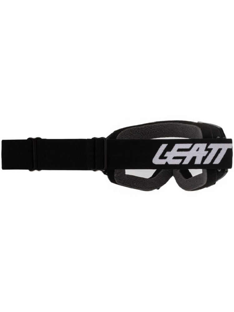 Gogle motocyklowe Leatt Vizion 2.5S z przezroczystą szybą czarme