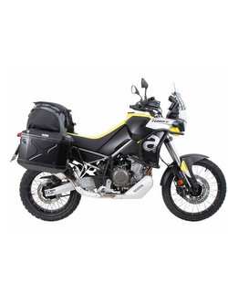 Zestaw: kufry boczne + stelaże Hepco&Becker Xplorer Cutout do Aprilia Tuareg 660 (22-24) czarne