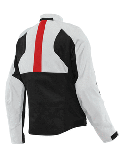 Kurtka motocyklowa tekstylna damska Dainese Risoluta Air Tex czarno-szaro-czerwona