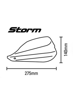 Handbary Barkbusters Storm czarne