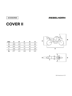 Pokrowiec na motocykl Rebelhorn Shelter czarno-srebrny