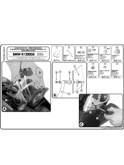 Mocowanie GIVI do szyby 330DT BMW R 1200 GS [04-12]