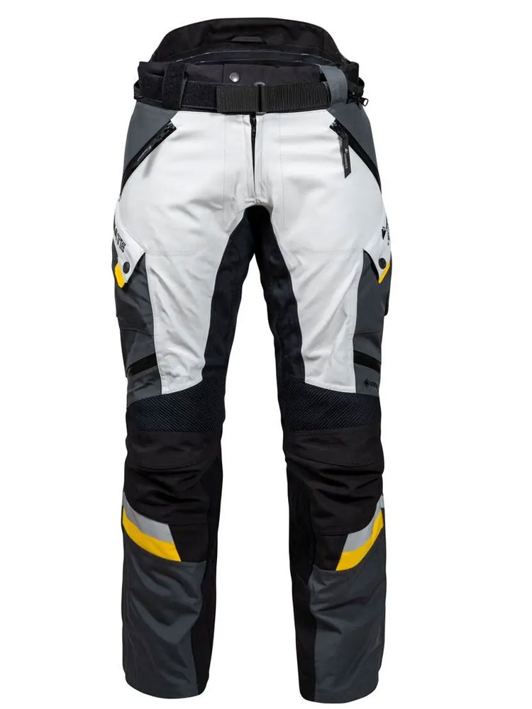 Spodnie motocyklowe tekstylne Touratech Companero Ultimate czarno-szaro-żółte