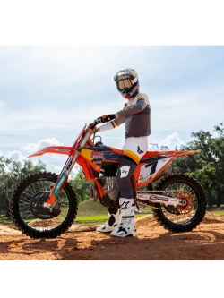 Bluza enduro Thor Sportmode League szaro-biała
