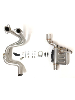 Pełny układ wydechowy IXRACE MK2 Kawasaki Z 650/ Ninja 650 (23-24)/ Z 650 RS (24) stalowy, z homologacją