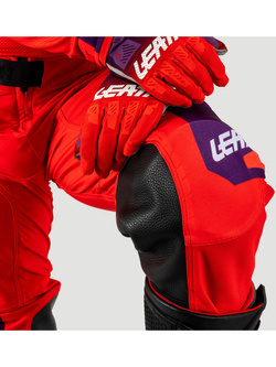 Spodnie cross Leatt Moto 4.5 Sunburn czerwono-niebieskie