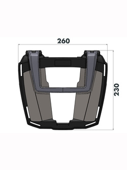 Stelaż pod kufer centralnyHepco&Becker  EasyRack Yamaha Tenere 700/Rally (19-24)