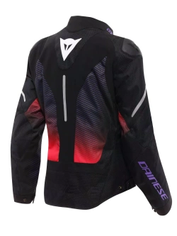 Kurtka motocyklowa damska tekstylna Dainese Super Sprint D-Dry czarno-różowo-biała